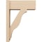 Ekena Millwork 8-in W x 20-in D x 28-in H Funston Block Rough Cedar Woodgrain TimberThane Outlooker, Primed Tan OUTUR080X20X28FST44RCPR - alternate 3